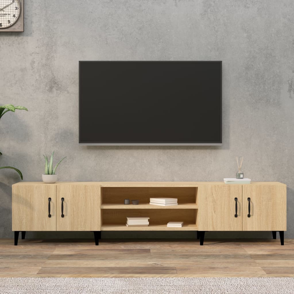 Tv-Meubel 180X31,5X40 Cm Bewerkt Hout