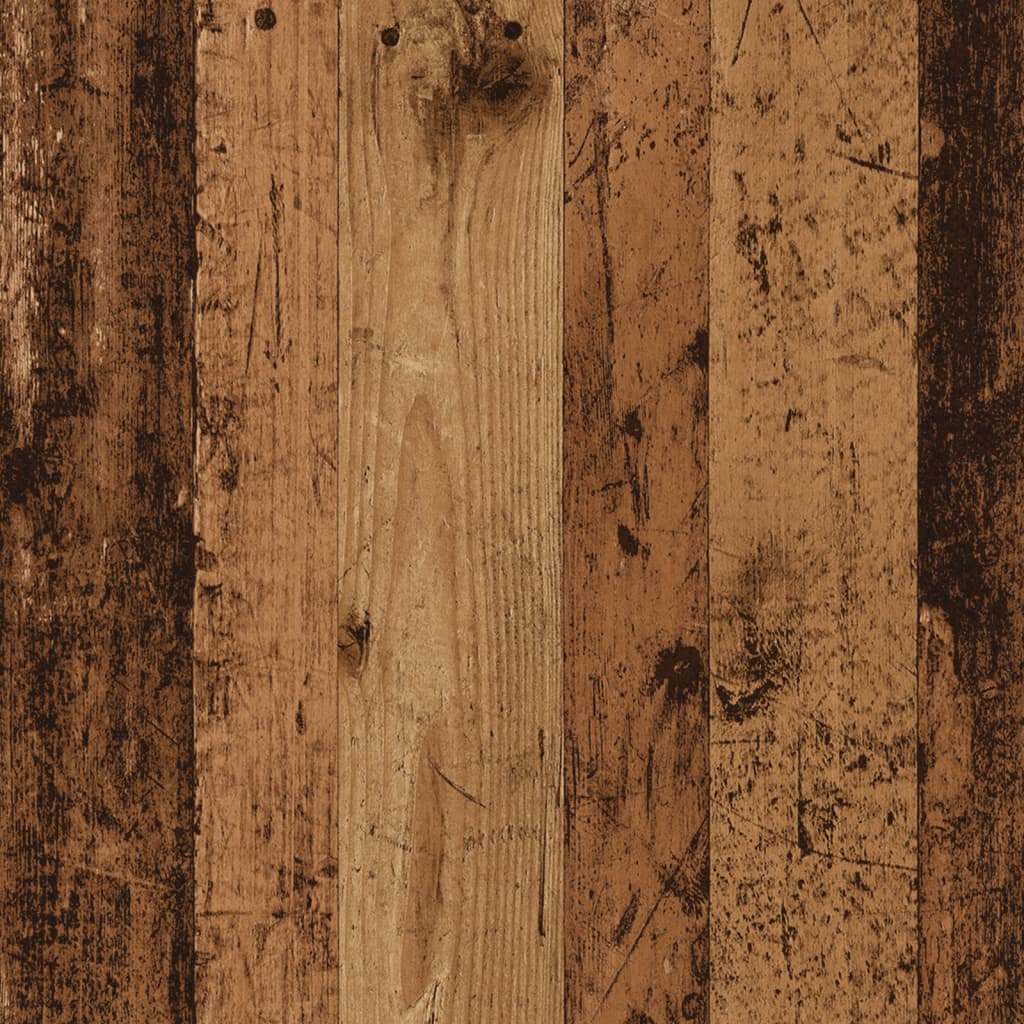 Badkamerkast 58X33X60 Cm Bewerkt Hout Oud Houtkleurig